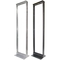Black / Grey 2 Post Relay Rack , 24U / 45U Strong Steel Server Rack Cabinet