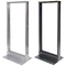 Black / Grey 2 Post Relay Rack , 24U / 45U Strong Steel Server Rack Cabinet